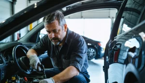 Revisão de freios na chuva